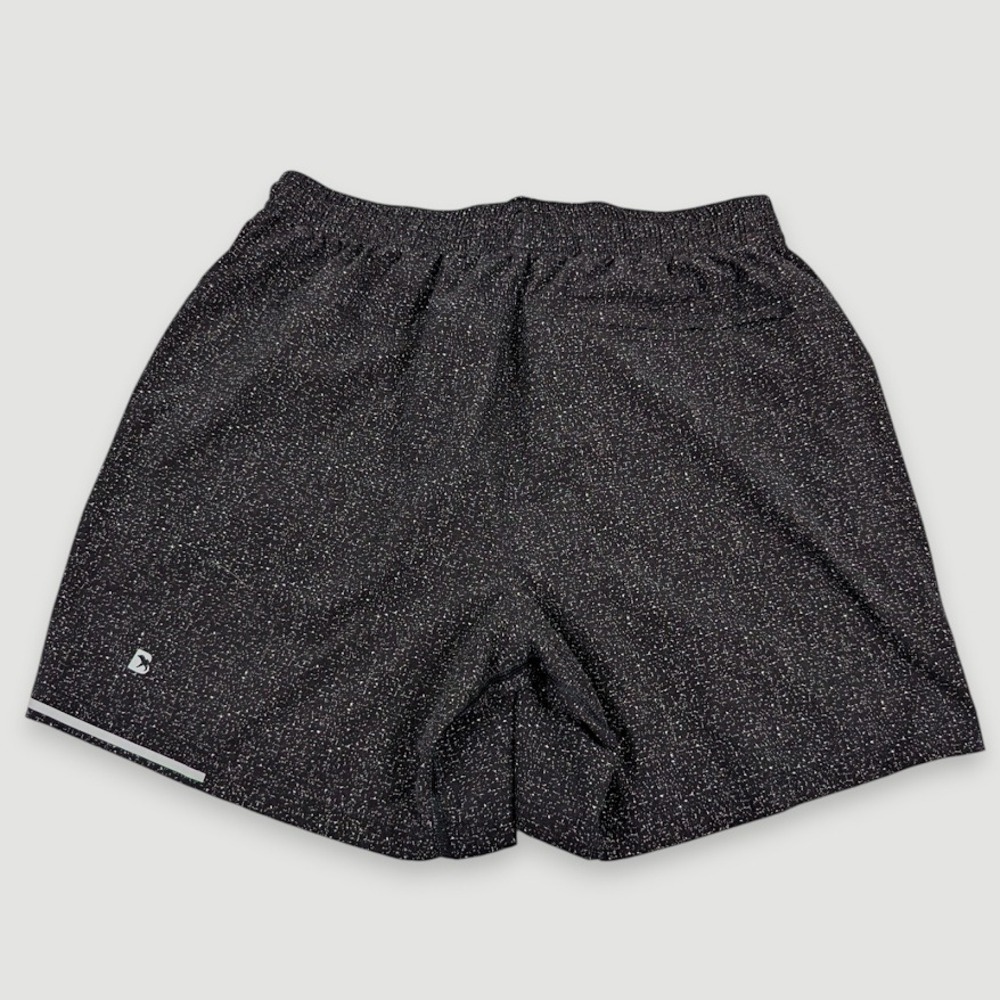Bearbottom Run V2 Performance Shorts Mens Medium 5.5" Inseam Black Speckled - Picture 4 of 9